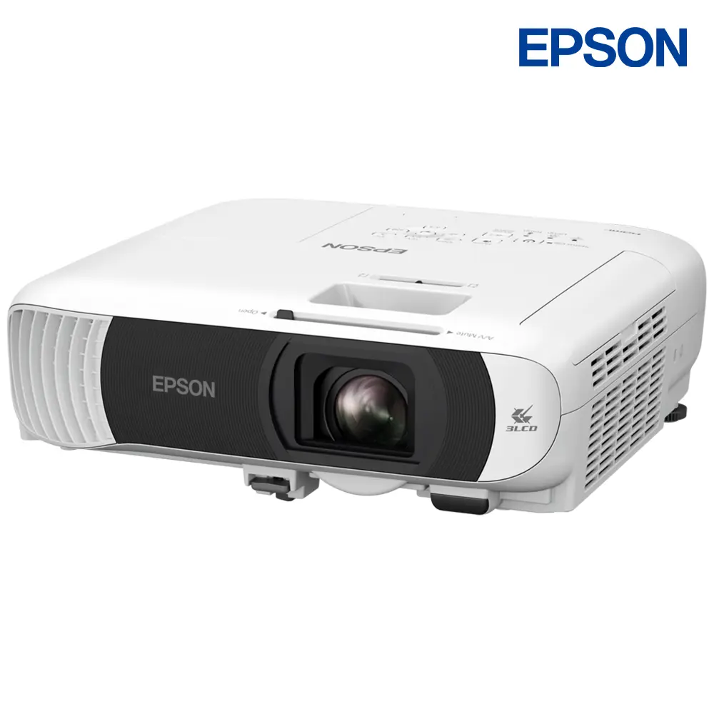Máy chiếu Full HD không dây Epson EB-FH54 Epson EB-FH54 với thấu kính Full HD sắc nét và hệ thống tản nhiệt tối ưu, hỗ trợ trình chiếu 4.100 ANSI rực rỡ.