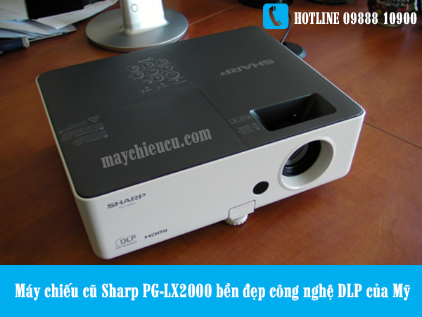 Máy chiếu cũ Sharp PG-LX2000 bền đẹp công nghệ DLP của Mỹ