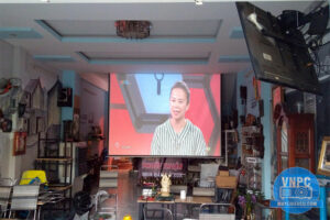 Di dời vị trí lắp đặt bộ máy chiếu Optoma HD26 quán Cafe