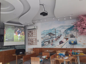 Lắp đặt máy chiếu BenQ MS517p cũ cho quán cafe Quận Gò Vấp