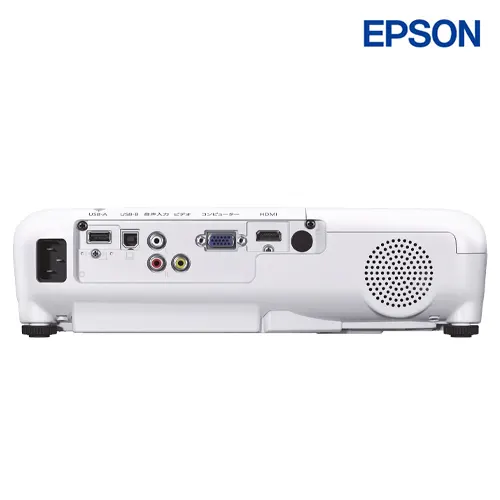 Hệ thống cổng kết nối trên Epson EB-S05 Epson EB-S05 kết nối tín hiệu analog và kỹ thuật số như HDMI, VGA, RCA (Composite), RS-232