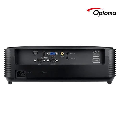 Cổng HDMI chuẩn 1.4a ngõ USB Power Out trên Optoma SA510 Mặt sau máy chiếu Optoma SA510 tích hợp cổng HDMI chuẩn 1.4a hỗ trợ 3D, cổng VGA truyền thống và ngõ USB cấp nguồn 5V/1.5A tiện lợi.