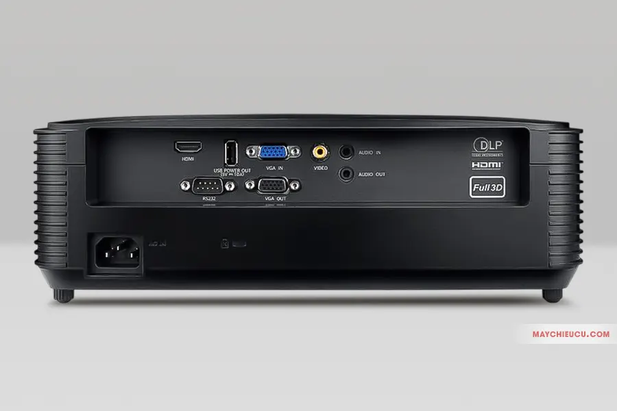 Optoma SA510 được trang bị cổng HDMI 1.4a, VGA In, Composite Video và cổng USB-A cấp nguồn