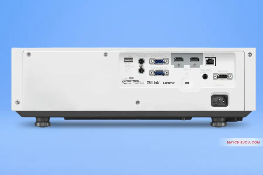 Panasonic PT-VMZ51S hai đầu vào HDMI hỗ trợ tín hiệu 4K/30p, cổng LAN kỹ thuật số hỗ trợ chuẩn DIGITAL LINK