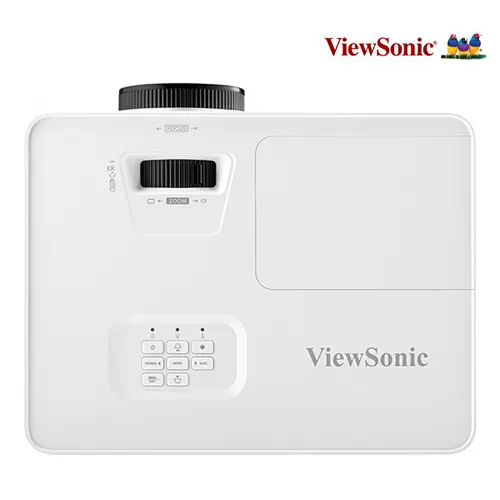 Cụm vòng xoay Zoom lấy nét Focus và hệ thống phím bấm ViewSonic PX704HD Mặt trên máy chiếu ViewSonic PX704HD trang bị vòng xoay chỉnh Zoom cơ học, lấy nét Focus mượt mà cùng hệ thống phím điều hướng bấm nảy trực quan.